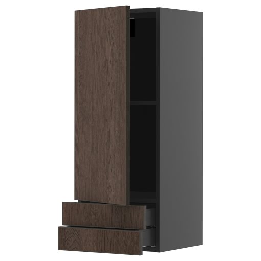 METOD/KNIVSHULT, стенен шкаф с врата/2 чекмеджета, 595.890.26