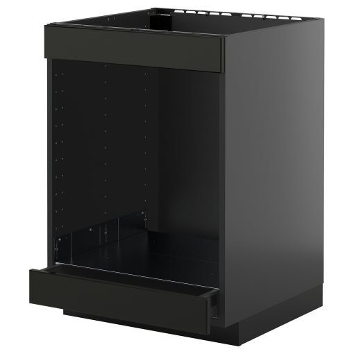 METOD/KNIVSHULT, долен шкаф за вграден котлон + фурна, чекмедже, 595.892.72