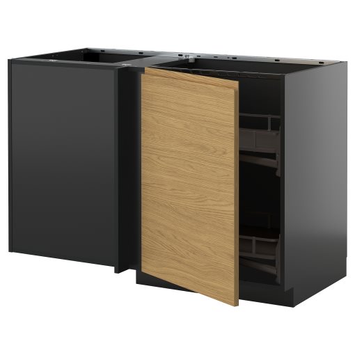 METOD, ъглов долен шкаф с подвижни фитинги, 595.898.99