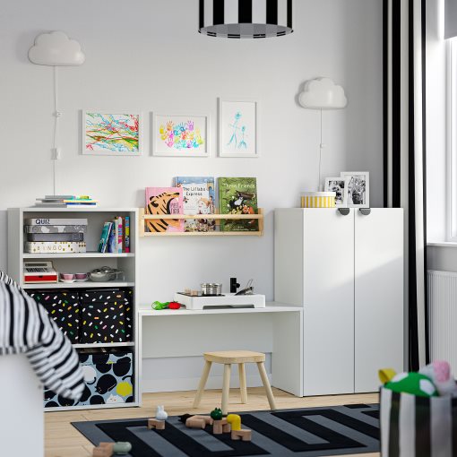 LASTARE, комб. артикули за съхранение, с пейка, 210x42x100 см, 596.038.81