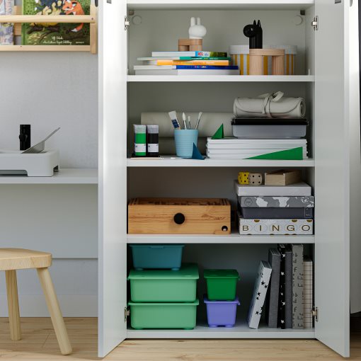 LASTARE, комб. артикули за съхранение, с пейка, 210x42x100 см, 596.038.81