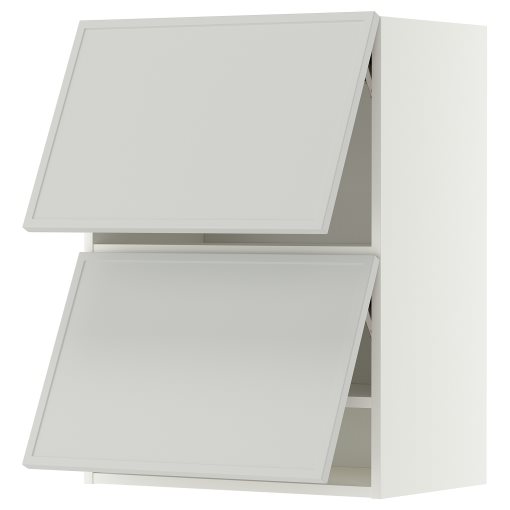 METOD, стенен хоризонтален шкаф с 2 врати, 60x80 см, 596.046.25