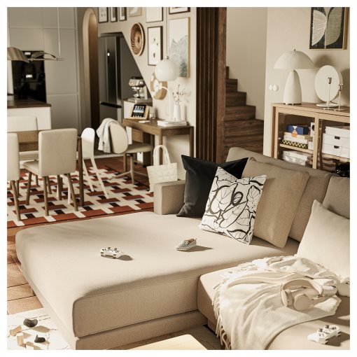 UPPÅKRA, 4,5-местен модулен диван, с лежанка, ляво, 596.140.83