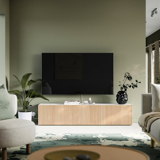 BESTÅ, TV шкаф с вратички, 180x42x38 см, 596.229.12