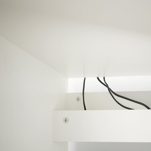 MALM, бюро 140x65см, бяло, 602.141.59