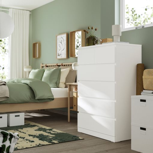 MALM, скрин с 6 чекмеджета, 604.036.02