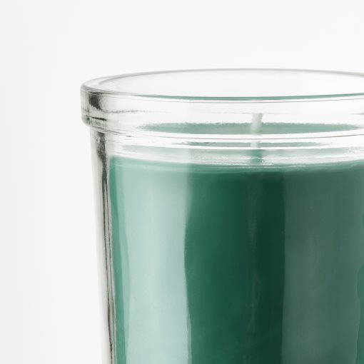 HEDERSAM, ароматизирана свещ в стъклена чашка, 40 ч., 605.023.86