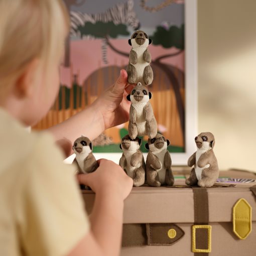 SANDLÖPARE, плюшена играчка, мини сурикат, 606.095.75