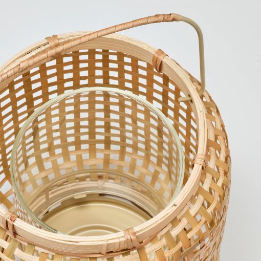 PÅVEFINK, фенер за свещ пилон, 25 см, 606.099.76