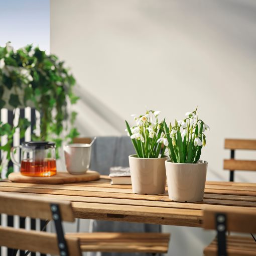 FEJKA, изкуствено саксийно растение, кокиче, 9 см, 606.133.51