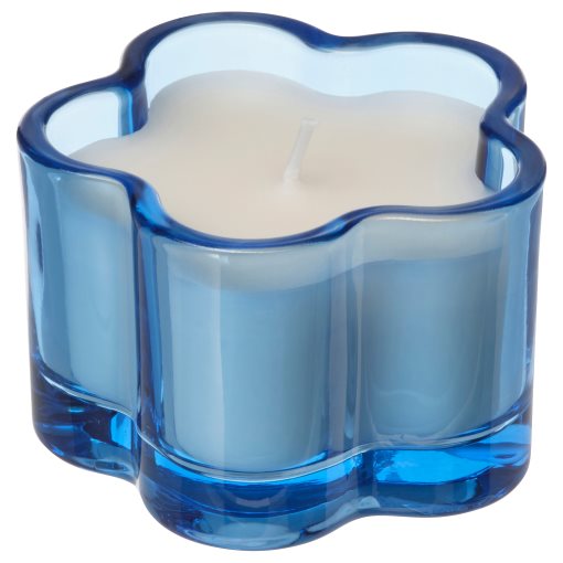 MORKULLA, ароматна свещ в стъклена чашка, люляк, 12 ч., 606.195.98