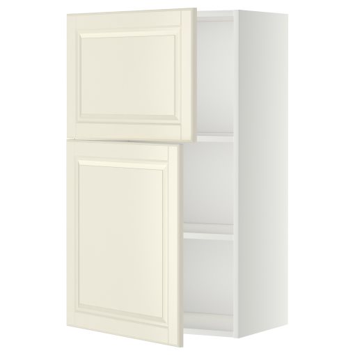 METOD, стенен шкаф с рафтове/2 вратички, 694.651.48
