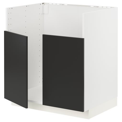 METOD, долен шкаф за двойна мивка BREDSJON, 694.981.96