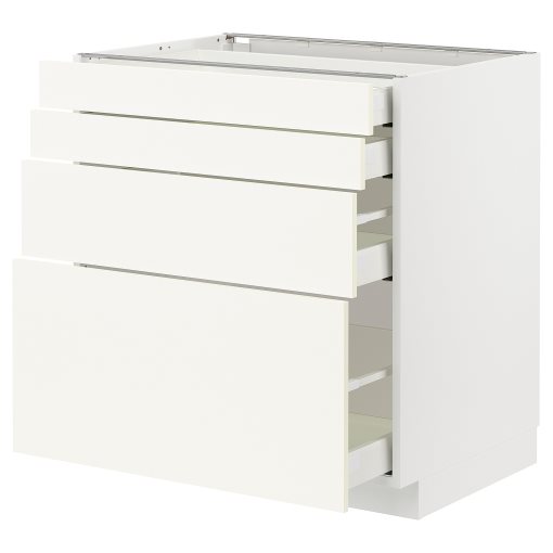 METOD/MAXIMERA, долен шкаф с 4 чела/4 чекмеджета, 695.072.14