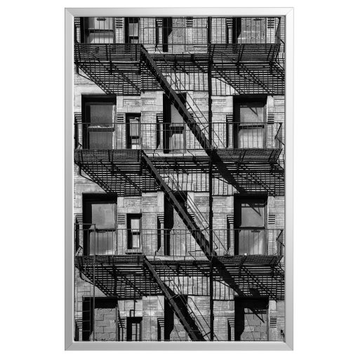 BJÖRKSTA, картина с рамка, "Балкони", 695.089.49