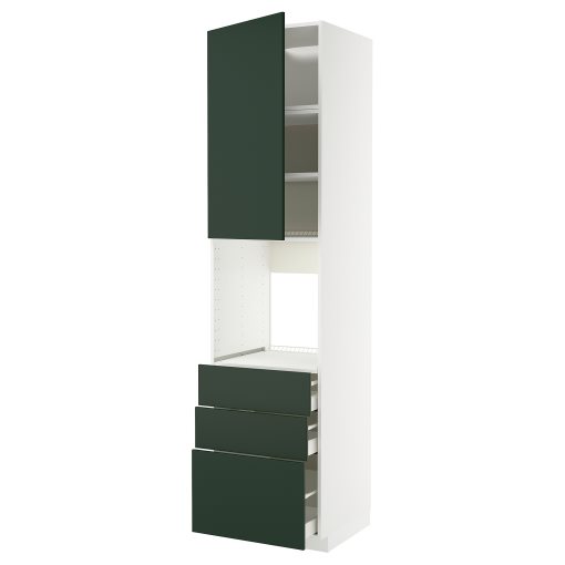 METOD/MAXIMERA, висок шкаф за фурна с врата/3 чекм., 695.572.99
