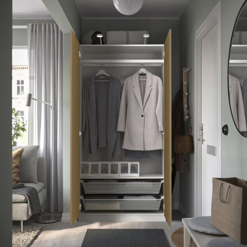 PAX/STORKLINTA, гардероб - комбинация, 695.626.15