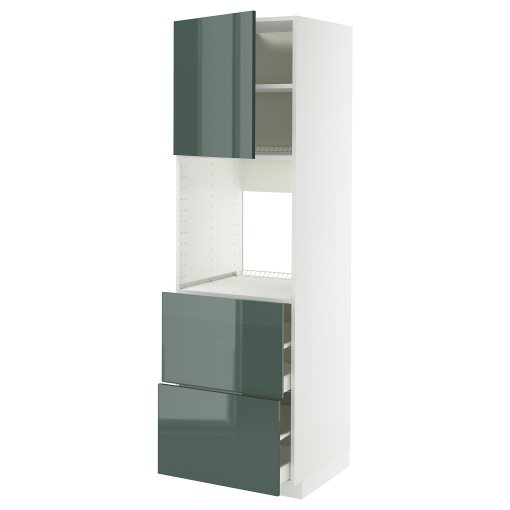 METOD/MAXIMERA, висок шкаф за фурна, чекмедже/2 чела/2 вис. чекм., 695.865.17