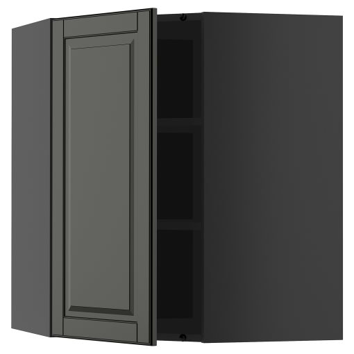 METOD, ъглов стенен шкаф с рафтове, 695.869.04