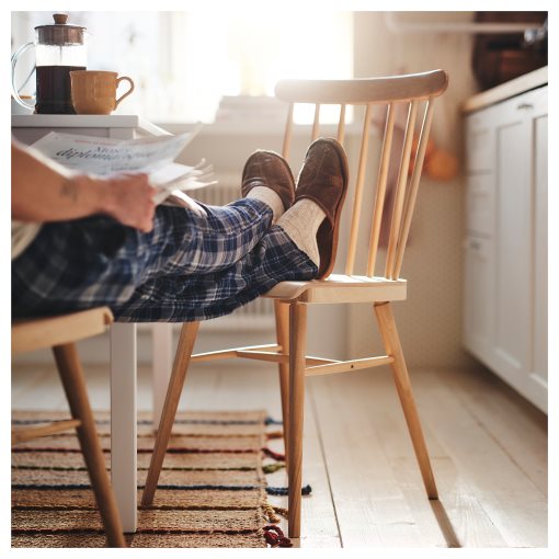 HAUGA/HÖGVED, маса и 4 стола, 696.124.65