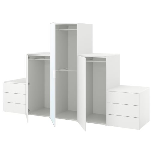 PLATSA, гардероб с 3 врати+6 чекмеджета, 300x57x181 см, 696.251.23