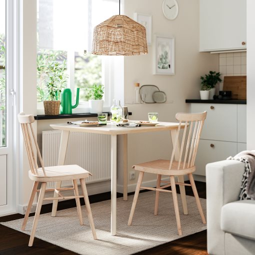 LISABO/HÖGVED, маса и 2 стола, 88 см, 696.300.92