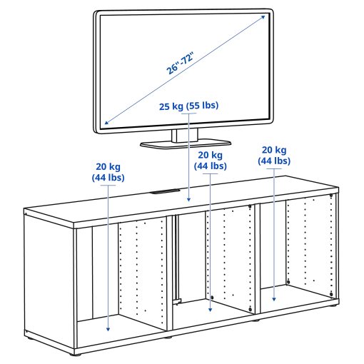 BESTÅ, TV шкаф, 702.998.79