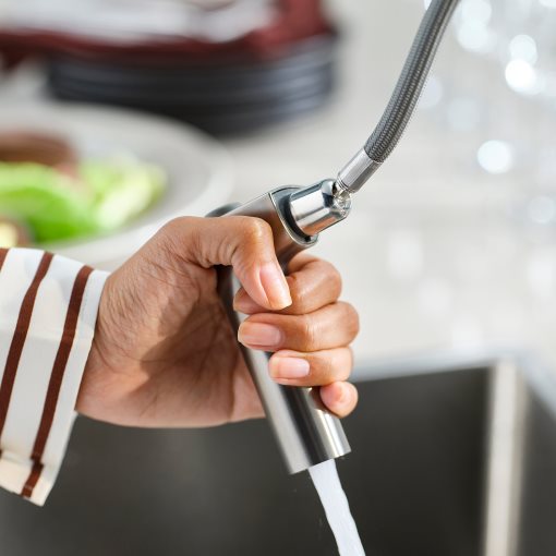 MAJSJÖN, изтеглящ се кухненски смеситил със струйник, 706.019.13