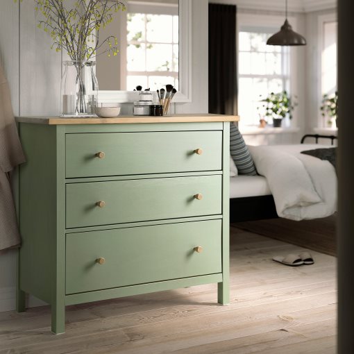 HEMNES, скрин с 3 чекмеджета, 706.107.38