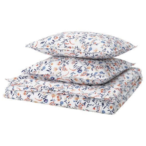 BRUDKRUSBÄR, плик за завивка и 2 калъфки, 706.147.36