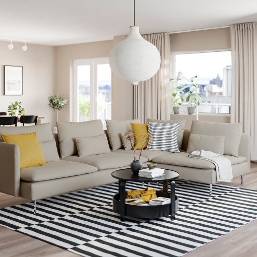 SÖDERHAMN, Ъглов диван, 4 места с отворен край, 794.496.62