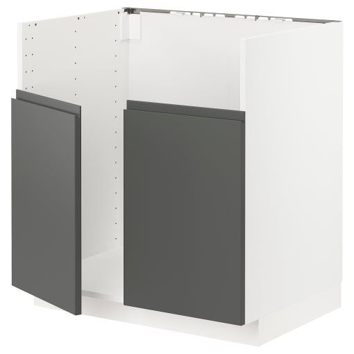 METOD, долен шкаф за двойна мивка BREDSJON, 794.548.04