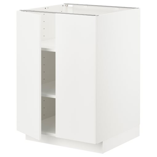 METOD, долен шкаф с рафтове/2 вратички, 794.557.33
