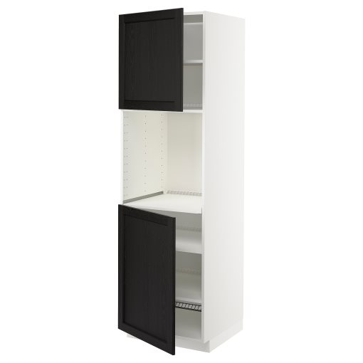 METOD, висок шкаф за фурна с 2 врати/рафт, 794.562.52