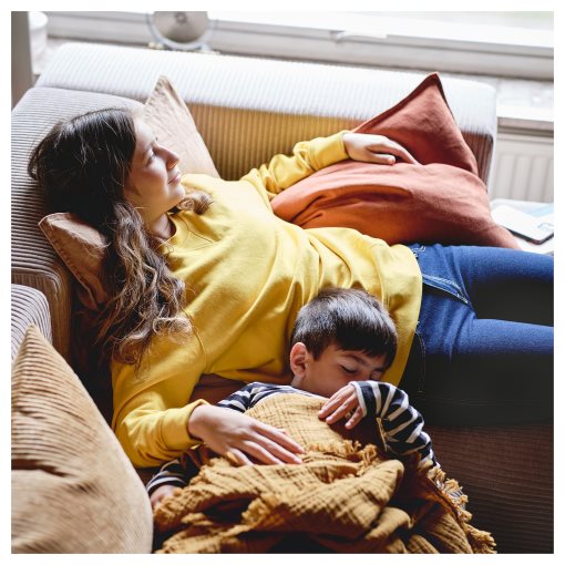 JÄTTEBO, 4,5-местен модулен диван с лежанка, десен, 794.694.81