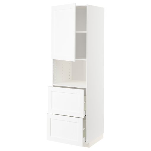 METOD/MAXIMERA, Висок шкаф за микровълнова фурна, врата/2чкм, 794.735.86