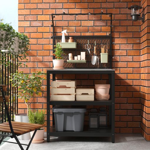 GRILLSKÄR, кухненски остров със заден панел, на открито, 794.952.44