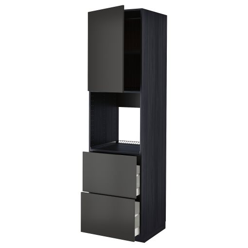 METOD/MAXIMERA, висок шкаф за фурна, чекмедже/2чела/2 високи чекм., 794.980.11