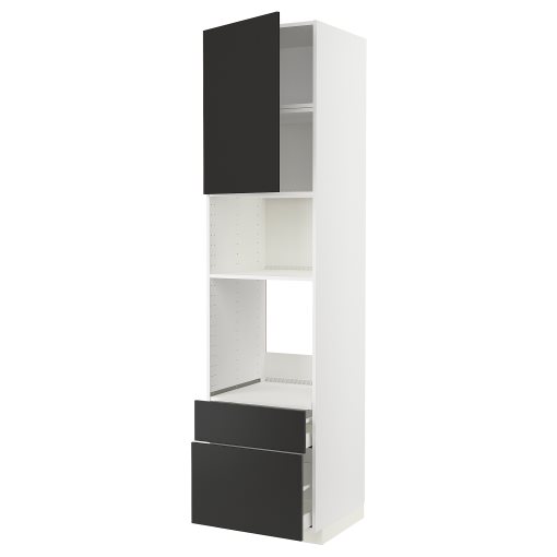 METOD/MAXIMERA, висок шкаф за фурна/микровълн. с врата/2 чекм., 794.988.03