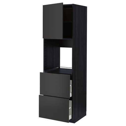 METOD/MAXIMERA, висок шкаф за фурна, чекмедже/2чела/2 високи чекм., 794.988.22