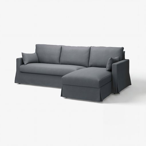 HYLTARP, 3-местен диван с лежанка, отдясно, 795.149.64