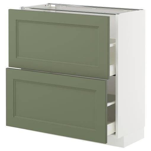 METOD/MAXIMERA, долен шкаф с 2 чекмеджета, 795.177.74