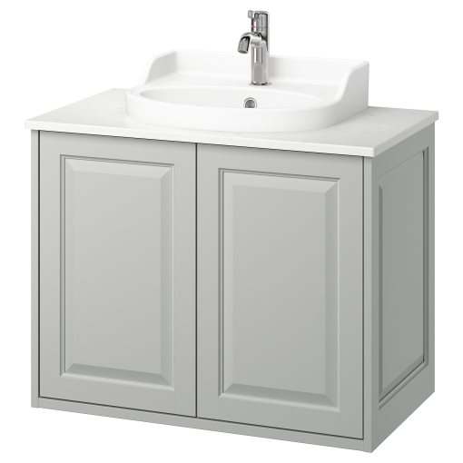TANNFORSEN/RUTSJON, шкаф с врати/мивка/смесител, 795.299.89
