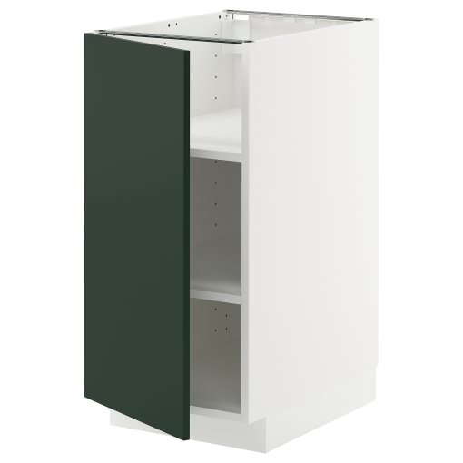 METOD, долен шкаф с рафтове, 795.571.33