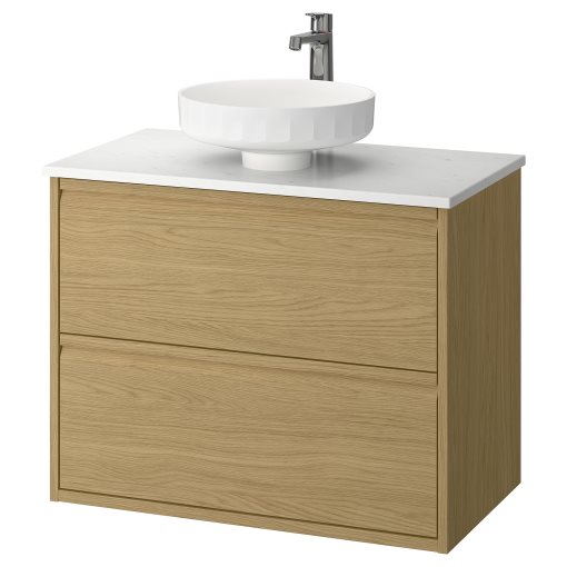 ÄNGSJÖN/LERSJÖN, шкаф за мивка+чекмеджета/мивка/смесител, 795.712.90