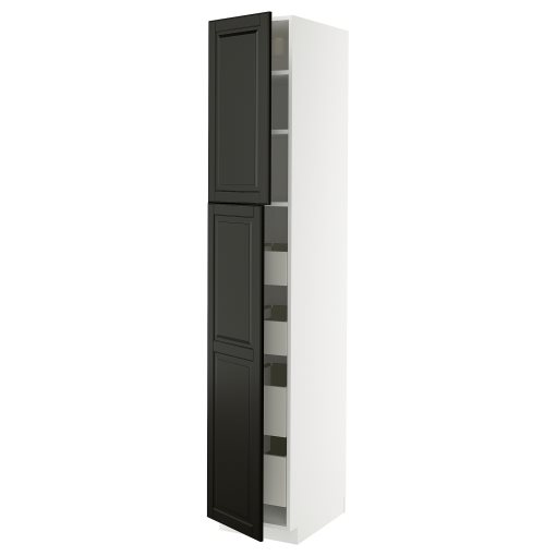 METOD/MAXIMERA, висок шкаф с 2 врати/4 чекмеджета, 795.787.86