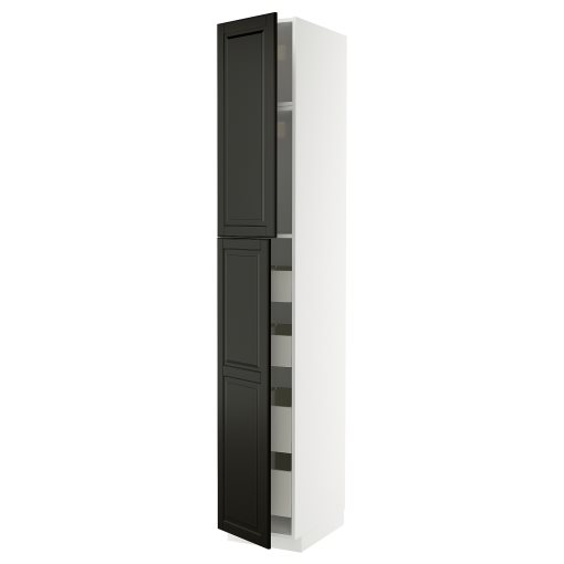 METOD/MAXIMERA, висок шкаф с 2 врати/4 чекмеджета, 795.788.33