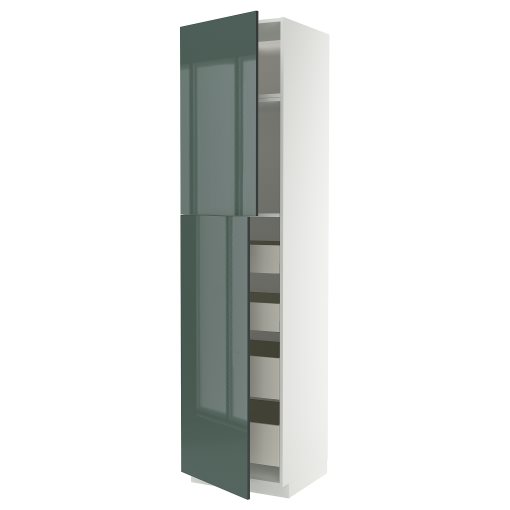 METOD/MAXIMERA, висок шкаф с 2 врати/4 чекмеджета, 795.860.55