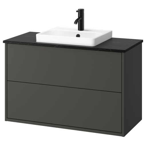 HAVBACK/ORRSJON, шкаф за мивка + чекмеджета/мивка/смесител, 795.905.71
