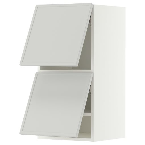 METOD, стенен хоризонтален шкаф с 2 врати, 40x80 см, 796.049.88
